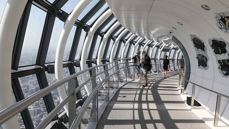Tokyo Skytree is one of the most modern tourist attractions in Japan