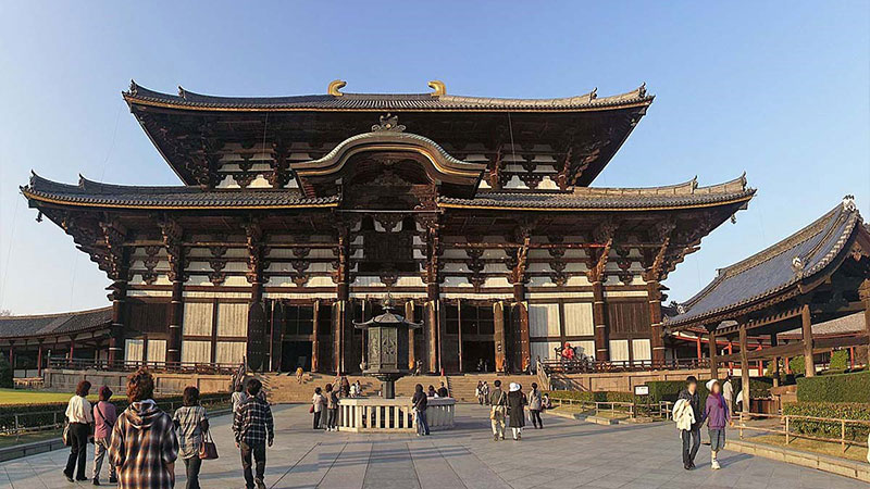 Todai-ji Temple is one of the most legendary tourist attractions in Japan
