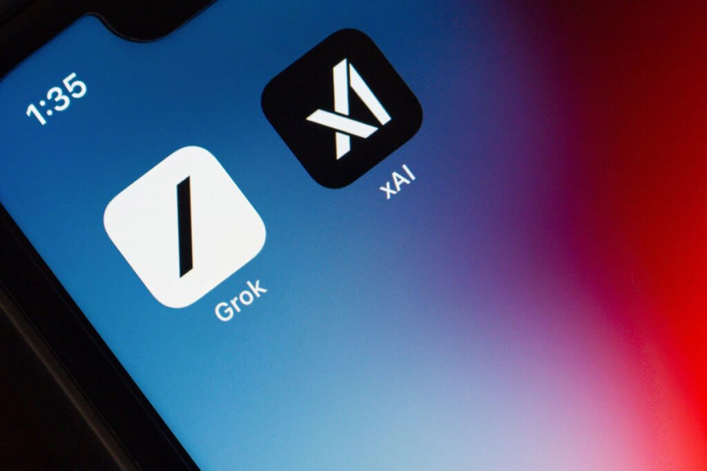 Grok chat bot app