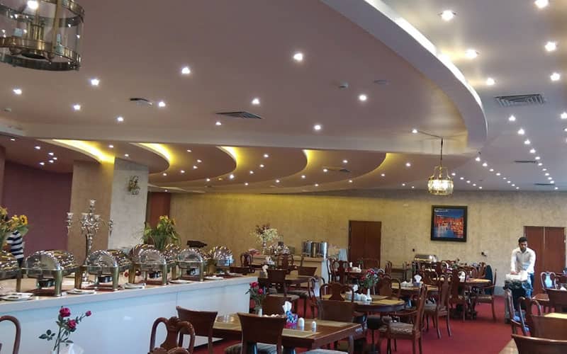 The ierior of Iran Kish Hotel restaura