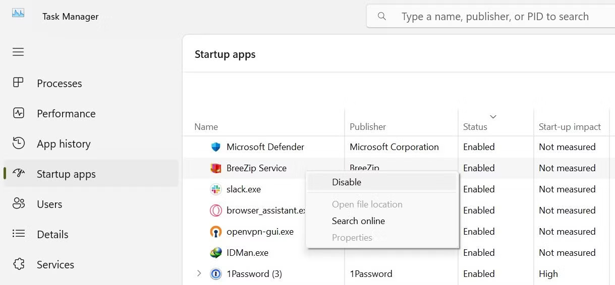 Improve Windows performance