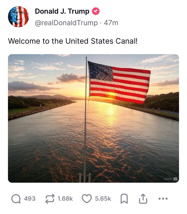 The reaction of the Preside of Panama to Trump's threat: Every part of the Panama Canal belongs to us