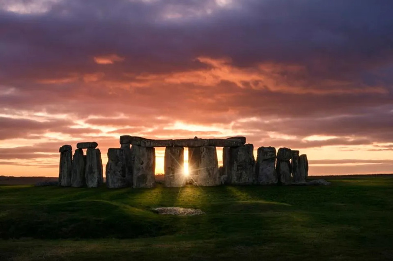 England's Stonehenge at sunset; Photo Source: Forbes, Photographer: Unknown