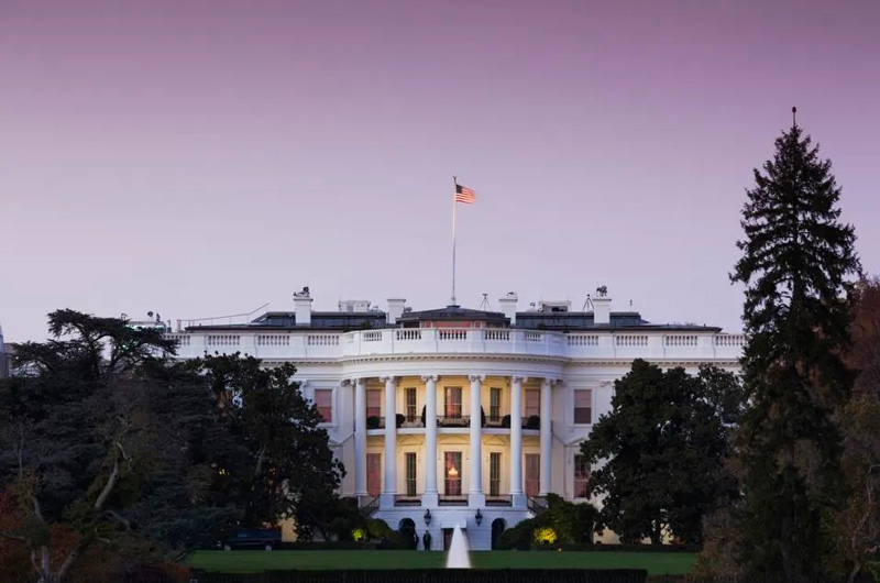 The US White House building; Photo Source: Forbes, Photographer: Unknown