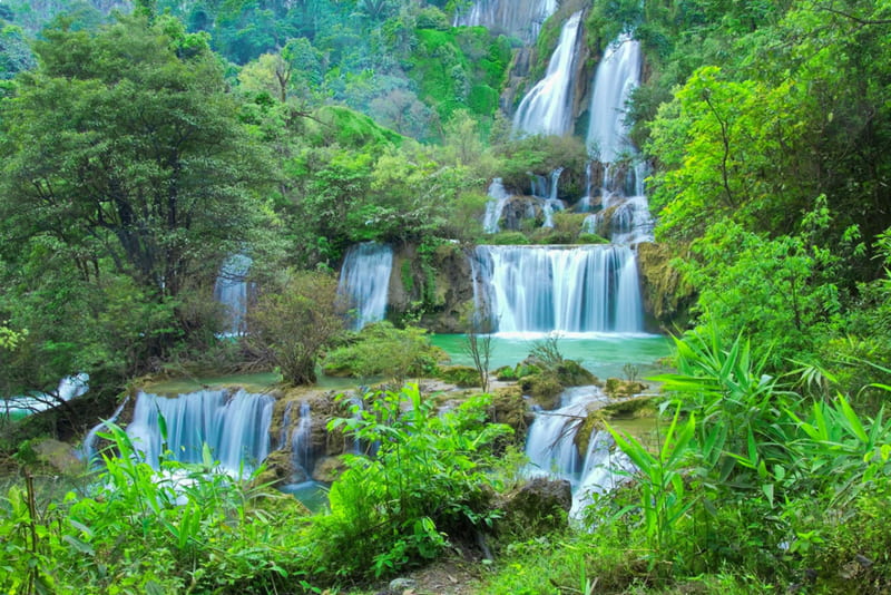 Thi Lo Su Waterfall in Thailand