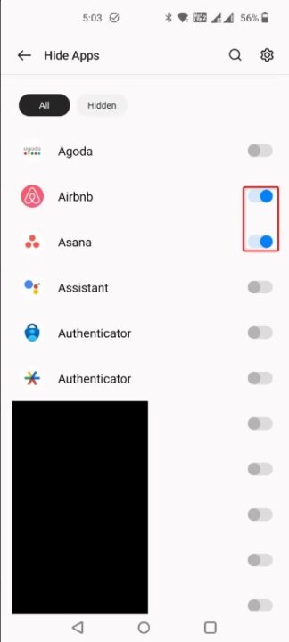 Lock or hide apps on Android
