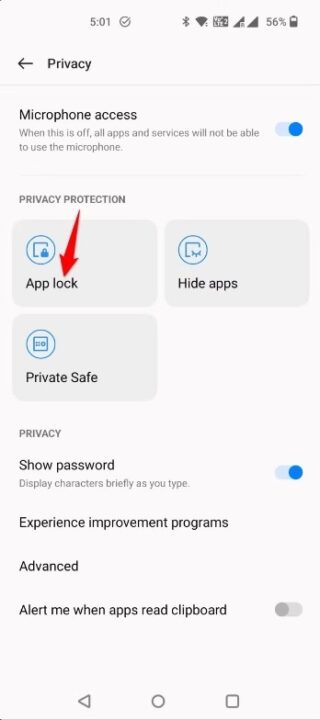 Lock or hide apps on Android