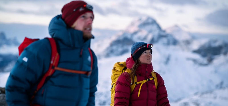 Warm climbing jacket; Photo source: mouain-equipme.com. Photographer: Unknown