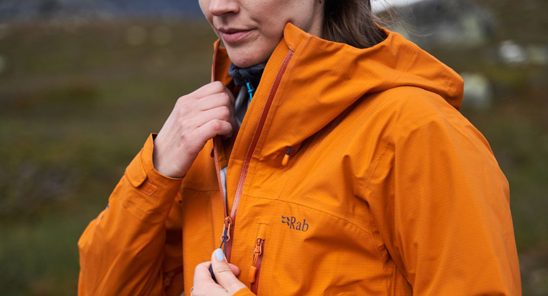 Rab brand waterproof jacket; Photo source: cotswoldoutdoor.com; Photographer: Unknown