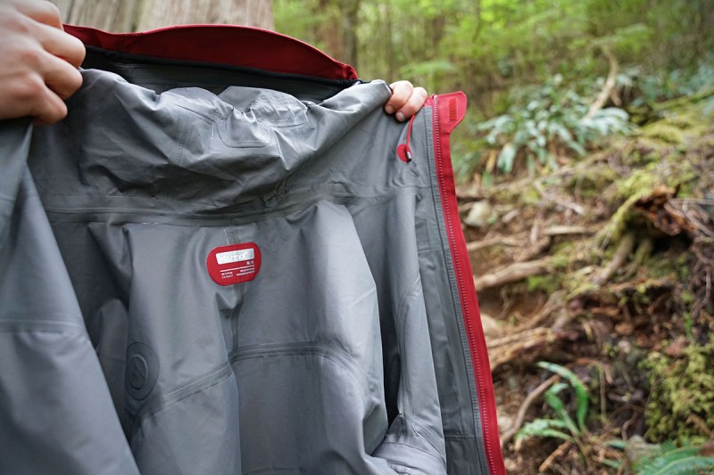 Inside the Marmot jacket. Source: website switchbacktravel.com; Photographer: Unknown