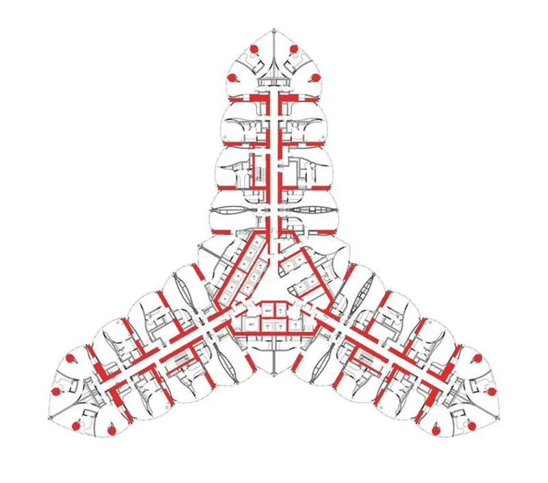 Map of Burj Khalifa