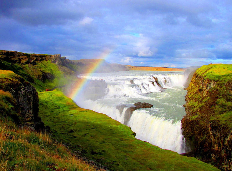 Gullfoss Waterfall in Iceland