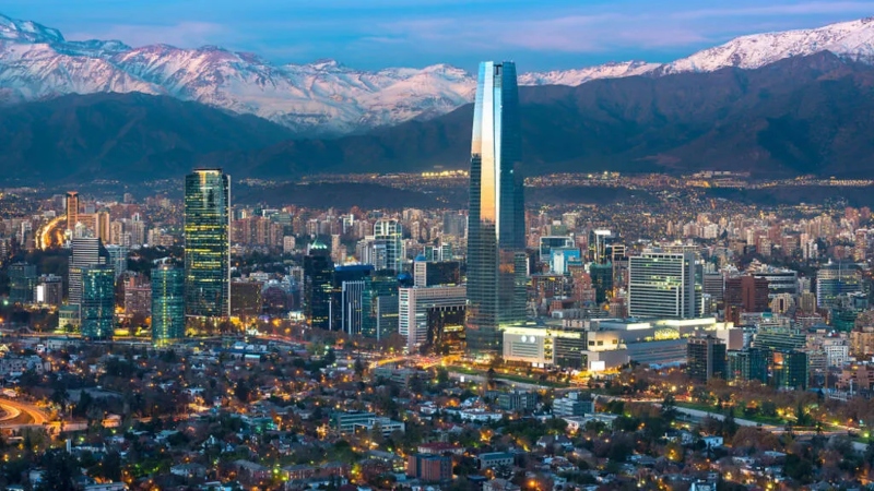 Modern buildings of Saiago in Chile; Photo source: timeout.com. Photographer: shutterstock