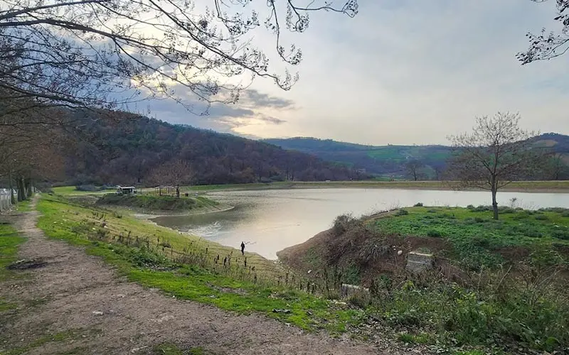 Tushan Lake in Gorgan in wier, photo source: Google Map, photographer: Parisa Falahzadeh