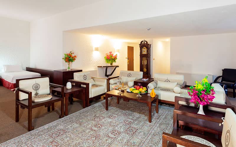 The ierior of the Shayan hotel suite