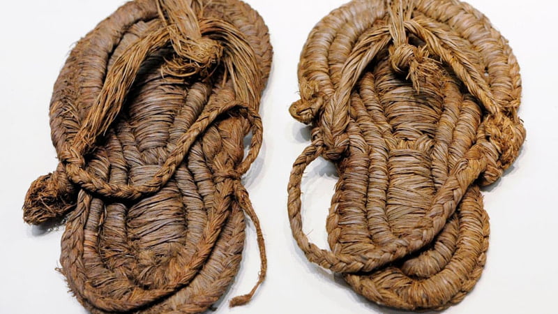 Spanish hemp sandal; Photo credit: NBC 7 San Diego; Name of the photographer: unknown