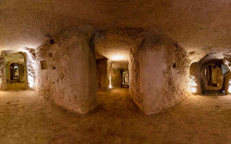 The ierior of the underground city of Noushabad, photo source: undergroundcity.ir, photographer: unknown