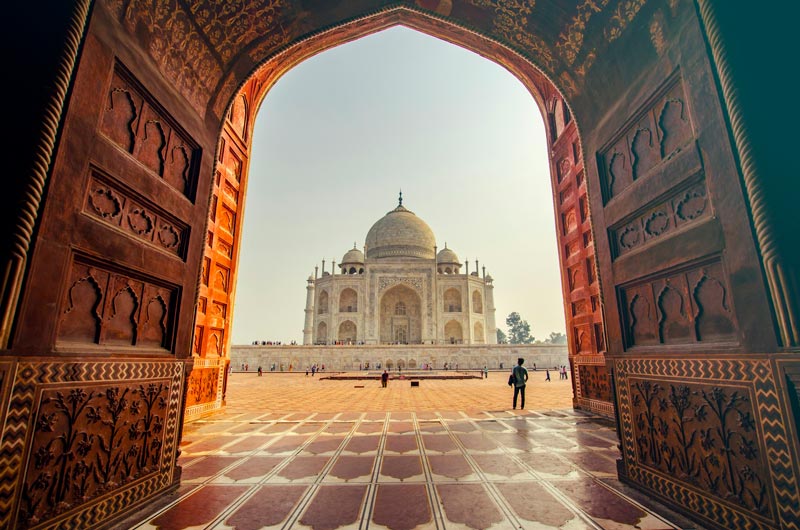 Taj Mahal erance; Photo source: Ansplash; Sylwia Bartyzel