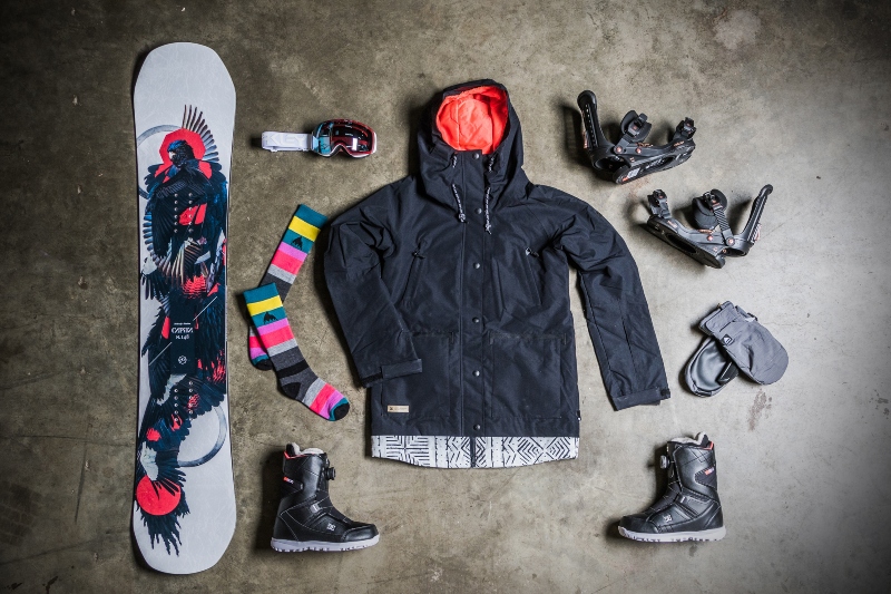 Necessary items for snowboard equipme; Photo source: the-house.com. Photographer: Unknown 