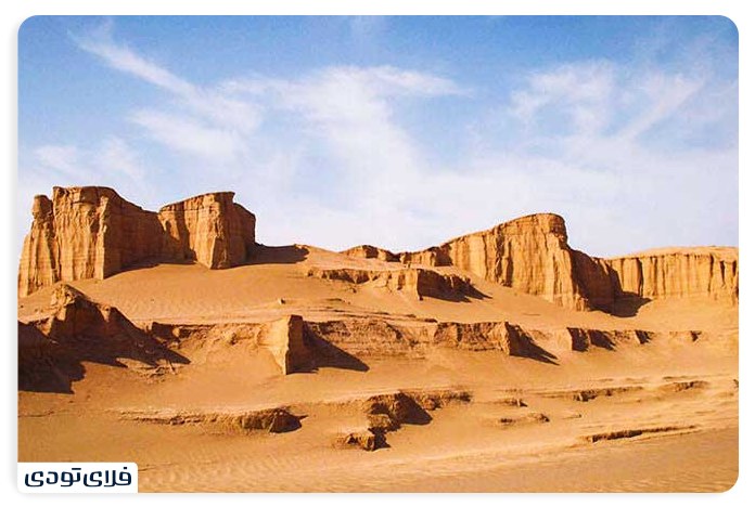 Clots of the desert of Lut