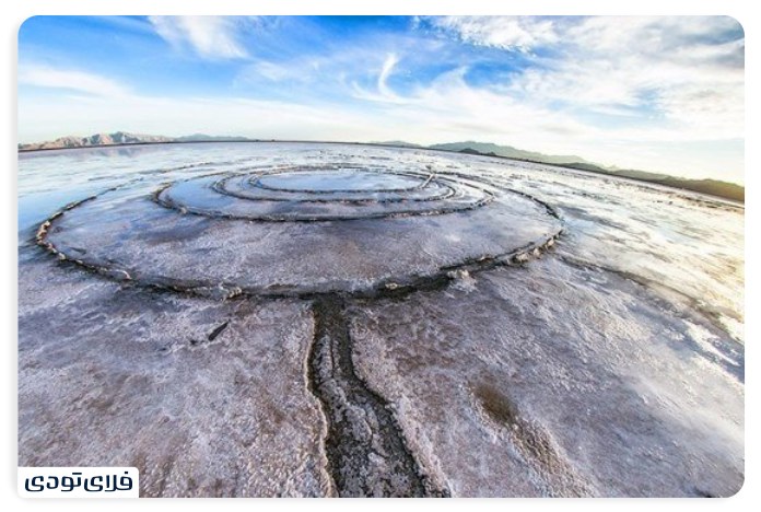 Sirjan salt lake