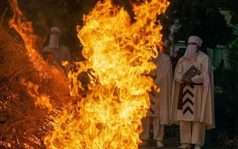 Arson in the celebration of the ceury, photo source: media.chtn.ir, photographer: unknown