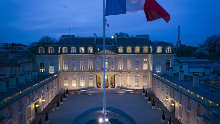 Where is the Elysee Palace?
