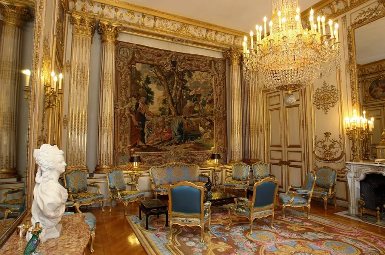 The rooms of the Elysee Palace