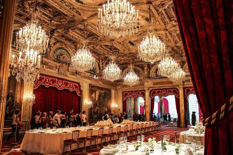 The rooms of the Elysee Palace