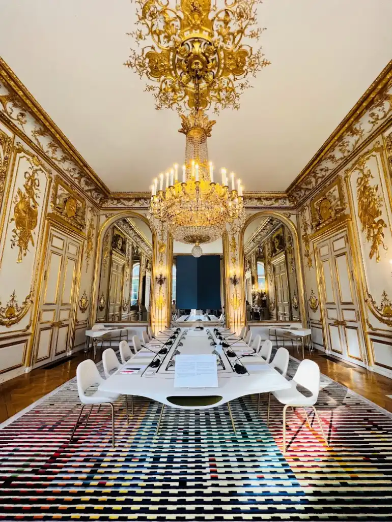 The rooms of the Elysee Palace