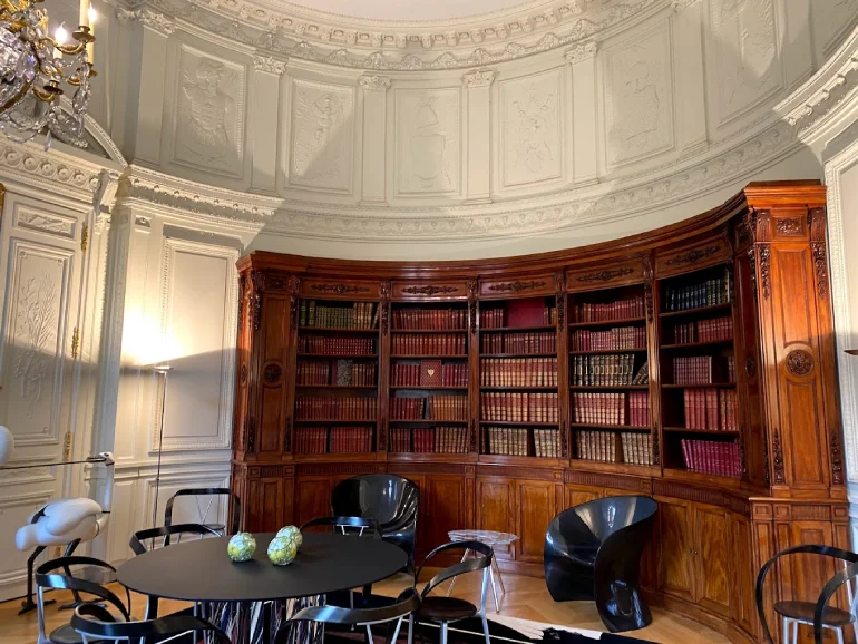 Library of the Elysee Palace in Paris
