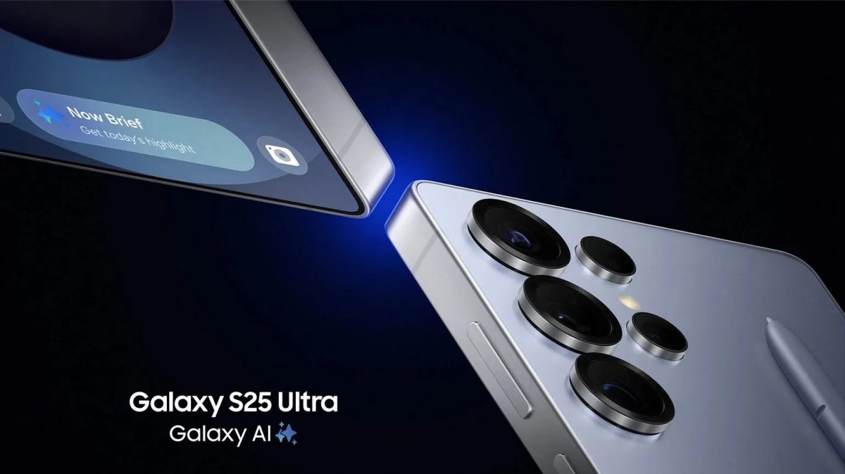 Promotional images of the Galaxy S25 series