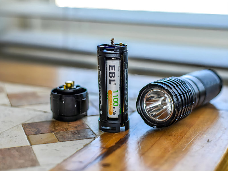 flashlight with battery; Photo source: eblofficial.com; Photographer: Unknown