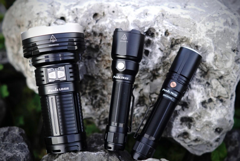 Differe models of Fenix brand flashlights; Photo source: knivesandtools.com. Photographer: Unknown