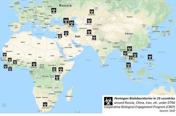 US military-biological activities in the Black Coine; From declared goals to hidden policies