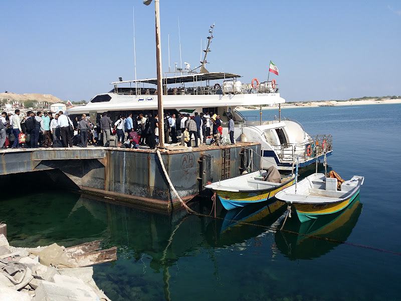 Bandar Abbas to Abu Musi ferry, photo source: Google Map site, photographer: Ebrahim Tohidlu