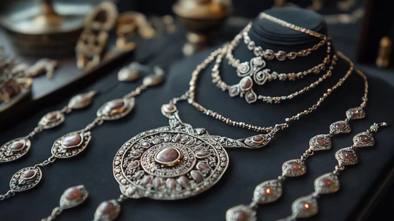 Georgian silver and jewelry