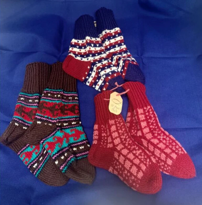 Woolen scarf and socks