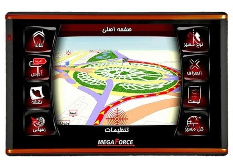 Megaforce brand GPS device; Photo source: DigiKala site. Photographer: Unknown