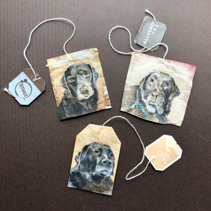 Pictures of dogs used on tag.