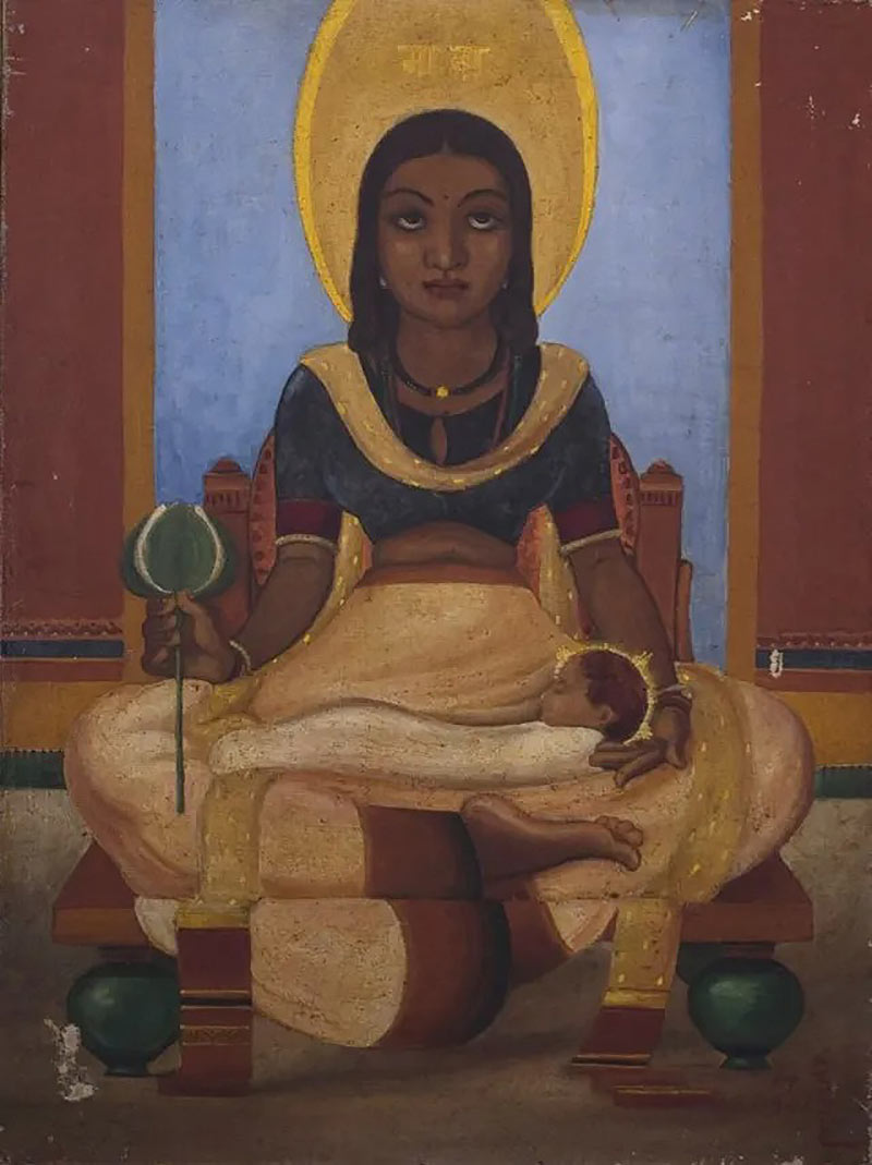   Watercolor paiing on paper in 1952; Image source: bbc; Illustrator name: Angelo da Fonseca