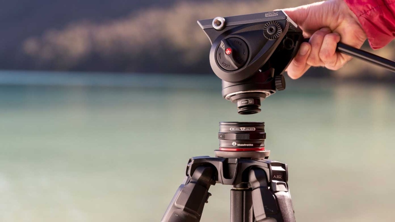 tripod of Manfrotto brand; Photo source: videomaker.com. Photographer: Unknown
