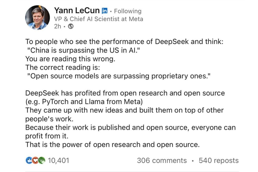   Open source artificial ielligence