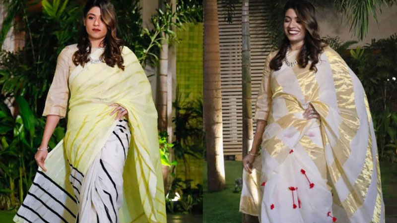 A variety of traditional Indian clothing