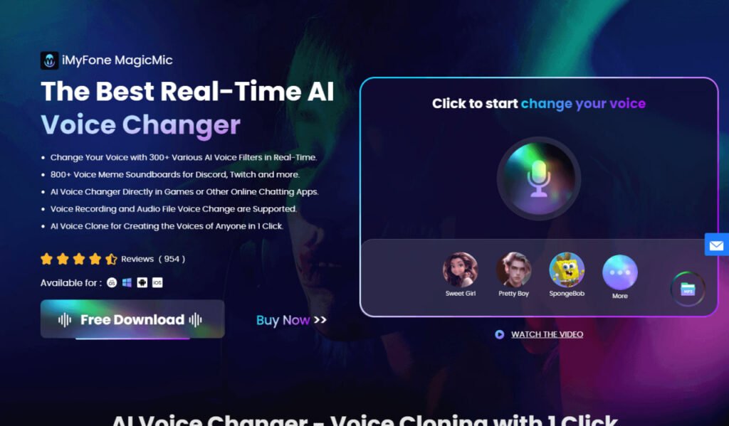 Magicmic app to change sound