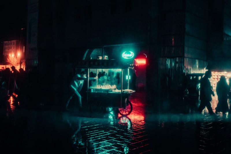  Istanbul under the light of the night