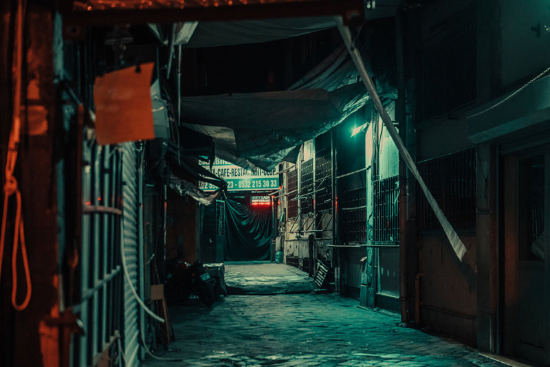 Istanbul's quiet night