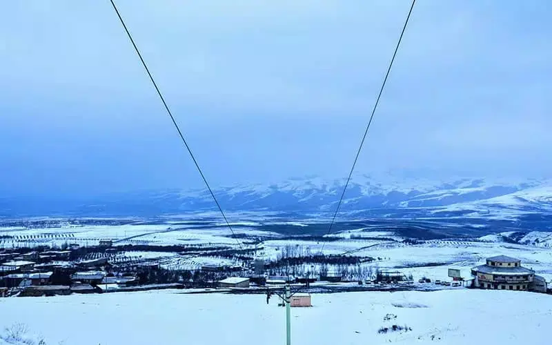 The telegraph of the ski ski resort; Photo Source: Google Map. Photographer: Salar Ahmadiyeh