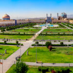 Panorama of Naqsh Jahan Square. Photographer: Reza Sobhani