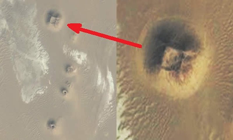 The unknown pyramid of Egypt, photo source: Google Earth, photographer: unknown